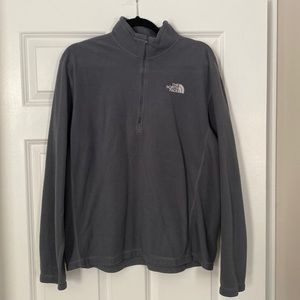 The North Face Gray 3/4 Zip